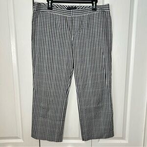 Banana Republic ryan fit gingham pants size 14
